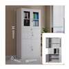 Cabinet : 2-Door Metallic Office Filing Cabinet With Safe thumb 2
