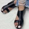 Crocodile Shaped Leather Sandals thumb 2