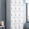 White  Steel File Cabinet With  15 Drawers thumb 7