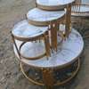 4 in 1 executive pure marble table thumb 0