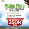 Plot For Sale in Matuu - Ksh 250000 thumb 0