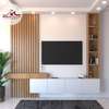 Flutted panels TV unit interior design Nairobi thumb 0