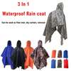 3 In 1 Hiking Poncho Rain Coat Backpack Waterproof thumb 1