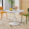 White Round Dining Table thumb 11