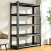 Bookshelf; 5 Tier Black Office Bookshelf thumb 4