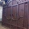 Decorative Iron steel top security heavy modern gates thumb 9