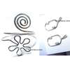 Womens Silver armlet with hoop earrings thumb 0