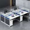 Office Workstation; 4 Way Office Workstation Desk in Ikoba thumb 1