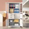 Office Cabinet: Modular 2-door Steel File Cabinet With Safe thumb 0