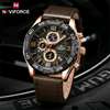 NF8043 Casual Leather Strap Quartz Watch for Men thumb 4
