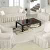 White Stretchable Turkish Sofa Covers thumb 4
