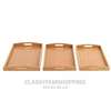 High Quality Multifunctional Bamboo Serving Trays thumb 0