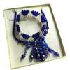 Womens Blue Crystal Jewelry set thumb 1