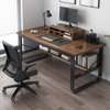 Wooden table: Wooden office table with under storage thumb 2