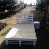 4*6 White Pallet Bed thumb 1