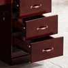 Modern Writing Desk with Cabinet and Drawers thumb 5