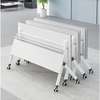 White Rectangular Office Foldable Training Desk thumb 7