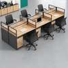 Modern 6-Way Modular Office Workstation Desk thumb 1