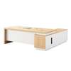 Luxury Wooden L-Shaped Executive Desk thumb 2