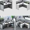 OFFICE DESK: 4 Way Office Workstation Desk thumb 3