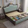 Modern Minimalist Luxury Wood Bed With Hidden Storage thumb 3