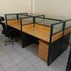 Office Workstations: Mdf Made Workstation For Four Use thumb 2