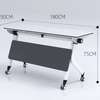 Modern Foldable Meetingtraining Table Mdf Wood Surface thumb 9
