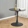 Office Table:  Black Round Marble Dining Table thumb 3