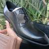 Black office leather shoes thumb 2