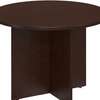 Office Table: 4-Seater Brown Round Conference Table thumb 3