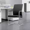Office Chair: Study Silver Chrome Visitor Office Chair thumb 2