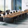 3 M Brown Wood Rectangular Conference Meeting Table thumb 7