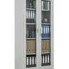 Lockable Metal 2 Glass Door Office Cabinet thumb 3