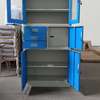 Filing Cabinet: Secure Metallic Office Cabinet With Safe thumb 0