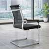 High-Back Mesh Executive Chair with Stainless Steel Legs thumb 3