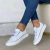 Ladies leather rubber like sneakers thumb 0