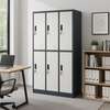 6-Door Steel Metal Locker for Office Storage thumb 3