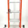 Extra Heavy Duty 4m 12.5 ft Aluminium Folding Ladder, Red thumb 3