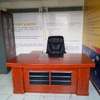 Office Desk: 2.0m Desk With Mahogany Finish, Sleek & Stylish thumb 3