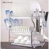 3 Tier Stainless Steel Dish Rack Drainer thumb 2