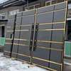 Modern heavy steel security sliding gates thumb 6