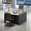 Staff Workstation Desk – Modern Open Office Design thumb 0