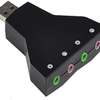 2.0 7.1  3d Virtual Audio Sound Card Adapter(Black) thumb 1