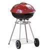 Round Charcoal Barbecue with Portable Trolley thumb 0