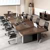 3M Storage-Enabled Natural Wood Conference Table thumb 1