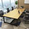 2.4 Meter 8-Person Metal Framed Meeting Conference Table thumb 2