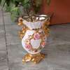 Ceramic gold vase thumb 2