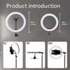 13inch Ring Light With 2.1M Tripod 3 Mode Dimmerble Light thumb 1