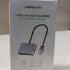 Ugreen USB 3.0 Male to HDMI and VGA Female Adapter, Grey thumb 0