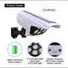 Human body induction 77 LED solar powered monitoring lamp thumb 3
